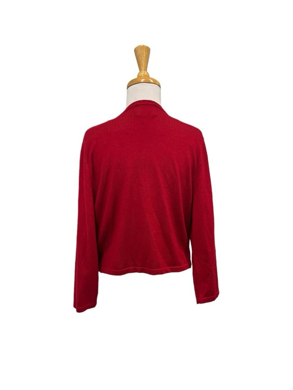 Hell Bunny Red Maggie Bolero Sweater Cardigan Size 2XL - Picture 4 of 8